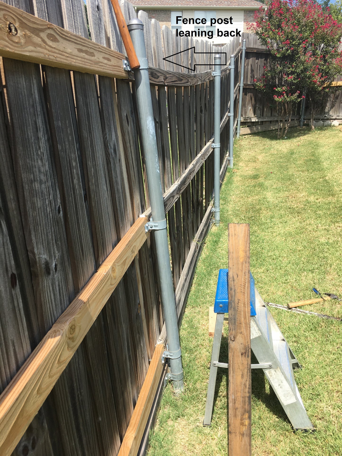Metal Fence Post Repair Product
